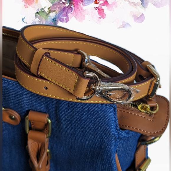 MAN - blue and brown purse - Picture 6 of 10